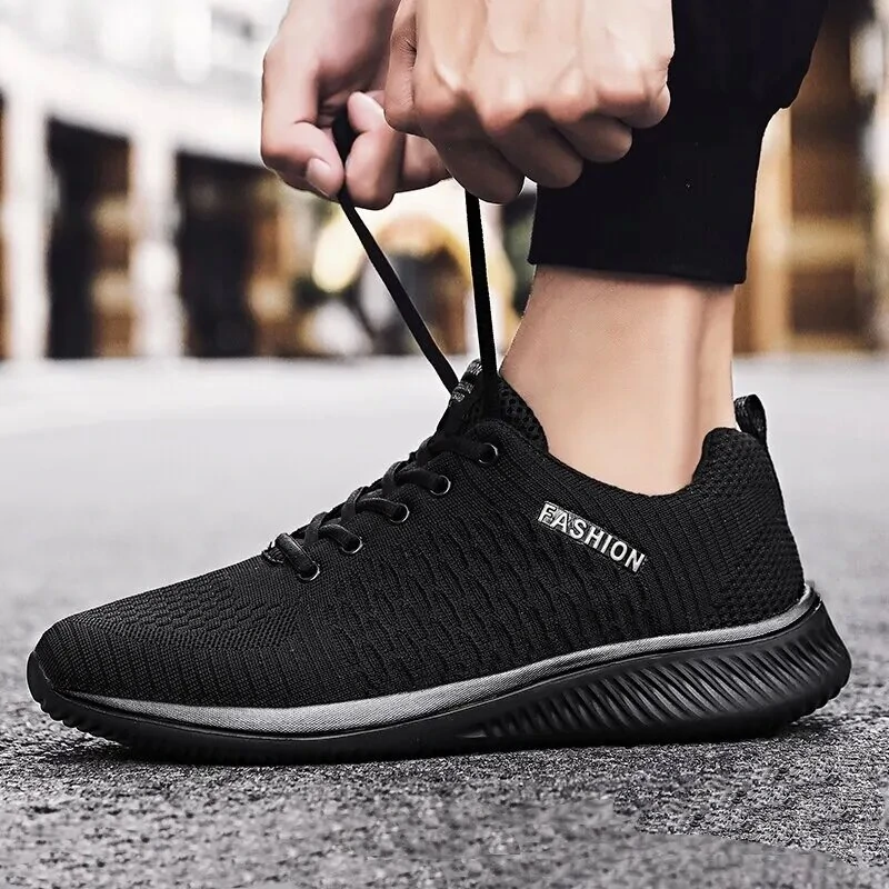 (image for) TENGOO Outdoors Mesh Material Breathable Anti-slip Lightweight Casual Sport shoes for Running Basketball Workout Gym